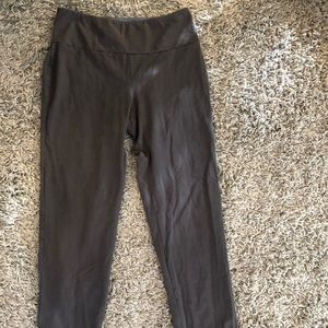 Gray yoga pants